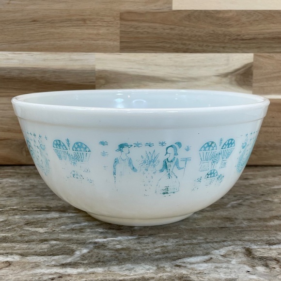 Pyrex Butterprint Mixing Nesting Bowl #403 2.5 Qt. Bake Mix Serve - Vintage - Picture 3 of 8